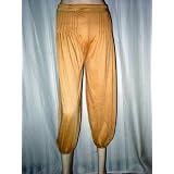 Cotton Selective Yellow Women Harem Baggy Smock Waist Capri Pant 30"L