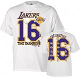 Los Angeles Lakers 16-Time NBA Finals Champions Winning Time T-Shirt