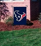 HOUSTON TEXANS OFFICIAL LOGO GARDEN FLAG + STAND