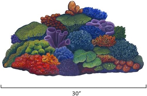 Beautiful Coral Field Tropical Fish Mural Wall Stickers