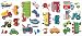 RoomMates RMK1132SCS Transportation Peel and Stick Wall Decal