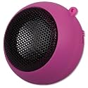 Pink XYLO-KIX Portable Mini Capsule Music Speakers. Great For iPhone, iPod, iPad, MP3, Mobile Phone, Laptop etc.