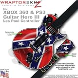 Confederate Flag WraptorSkinz Skin fits XBOX 360 & PS3 Guitar Hero III Les Paul Controller