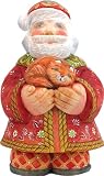 UPC 746550000243 product image for G.DEBREKHT / RUSSIAN GIFT Purrfectly Santa - Russian Hand Crafted Hand Painted F | upcitemdb.com