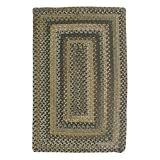 10' Octagon Braided Wool Grecian Green Area Rug