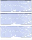 Business Voucher Check Stock - Versacheck Refills - 3 Checks Per Page, 250 Sheets/750 Checks Blue Marble