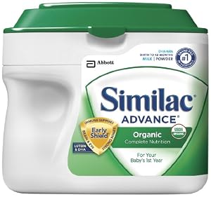 Similac Organic Powder, 23.2-Ounces (Pack of 6)