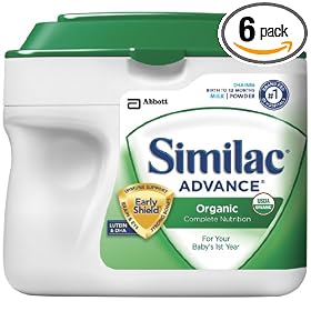 Similac Organic Powder, 23.2-Ounces (Pack of 6)
