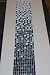 Tools & Hardware : Glass Mosaic tile gradation black-white-blue GSF8000-8 sheets
