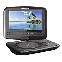Sylvania 7-Inch Portable DVD Player, Swivel Screen, USB/SD Card Reader, with 4 Hour Rechargeable Battery and Car Bag