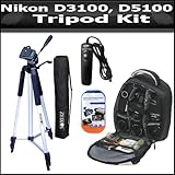Tripod Accessory Bundle Kit For Nikon D3100 D5100 Digital SLR Camera Includ ....