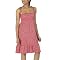 Juniors' Mossimo® Red: Tie Strap Mini Floral Dress - Red