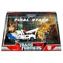 TRANSFORMERS - Movie Collection - Screen Battles - FINAL STAND -  Movie Scene with LONGARM & Battle-Damaged BUMBLEBEE