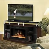 With Glass Ember Bed Dimplex Windham Flatpanel TV Stand and Electric Fireplace in Mocha 51tY1EH5S7L. SL160 With Glass Ember Bed Dimplex Windham Flatpanel TV Stand and Electric Fireplace in Mocha