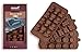 Candy Molds Silicone, Chocolate Jello and Ice Molds, 3-Pack Set, Non-Stick with Choice of Three Colors, Brown, Purple or Green, 3 Designs Per Pack, Animals, Swirls and Flower Patterns