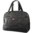 Fox Racing Jet Set Carry On Women's Fashion Purse w/ Free B&F Heart Sticker Bundle - Black