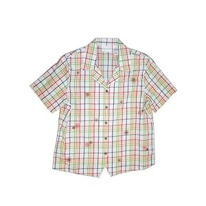 Buy Alfred Dunner Color Revival Short Sleeve Plaid Blouse