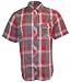 No Fear Men's BRENT BUTTON UP- Red