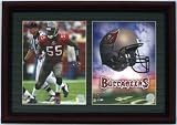 Derrick Brooks of the Tampa Bay Buccaneers in Two 8" x 10" Photographs in a 12" x 18" Deluxe Photograph Frame Derrick Brooks of the Tampa Bay Buccaneers in Two 8" x 10" Photographs in a 12" x 18" Deluxe Photograph Frame