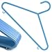 HANGERWORLD 18 Blue 11.8inch Plastic Kids Coat Clothes Garment Pants Skirt Bar Baby Toddler Hangers