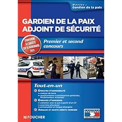 Gardien de la paix adjoint de s�curit� Conforme � l'arr�t� du 14 novembre 2011