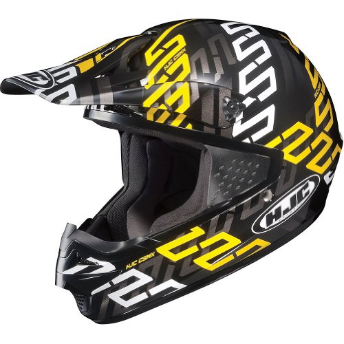 HJC Link Men's CS-MX Motocross/Off-Road/Dirt Bike Motorcycle Helmet - MC-3 / Small On Sale