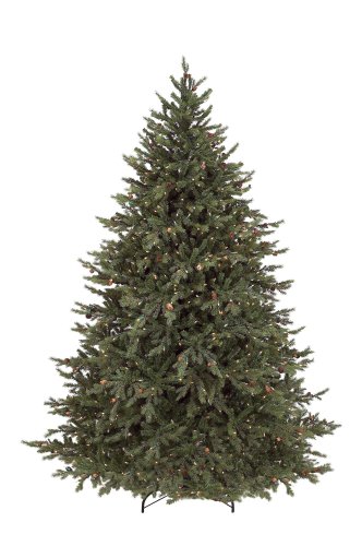 GKI Bethlehem Lights Pre-lit 7-1/2 Foot Hunter PE/PVC Christmas Tree