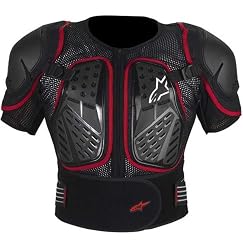 Alpinestars Bionic S 2 Jacket Men's Protector Road Race Motorcycle Body Armor - Black/Red