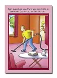 Get Her Into Bed - Damn Funny Cartoon Valentine's Day Greeting Card
