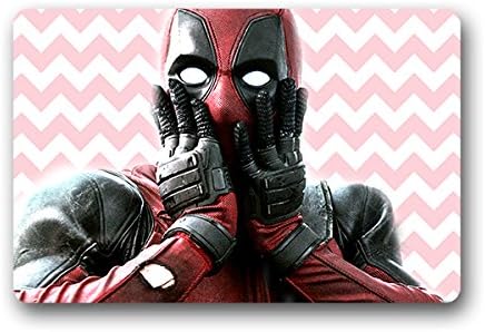 XIANXIAN Design Deadpool Home Fashions Non-Slip Coco Doormat 23.6"x15.7"