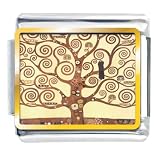 The Tree Of Life Painting Italian Charms Bracelet Link