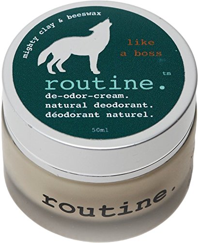 Routine De-Odor-Cream Handcrafted 50ml Clay Formula Deodorant Cream (Like A Boss)