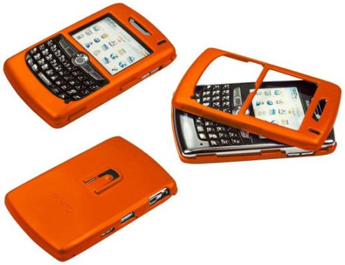 ORANGE RUBBERIZED PROGUARD HARD COVER CASE for RIM BLACKBERRY 8800/8830 – RETAIL PACKAGING