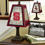 North Carolina State Wolfpack Memory Company Art Glass Table Lamp NCAA College Athletics Fan Shop Sports Team Merchandise