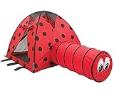 Lady Bug Tent and Tunnel Combo