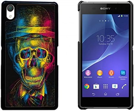 Skull Devil Diablo Hard Plastic and Aluminum Back Case For Sony Xperia Z2 L50W