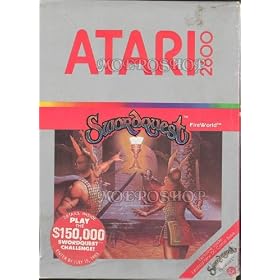 Sword Quest Fireworld Atari 2600 Game, Swordquest CX2657