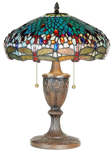 Dragonfly Tiffany Style Table Lamp