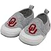 NCAA Oklahoma Sooners Infant Ash Pre-Walk Shoes