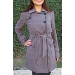 BB Dakota Waterloo Plum Kitten Faux Wool Coat