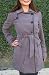 BB Dakota Waterloo Plum Kitten Faux Wool Coat image 1