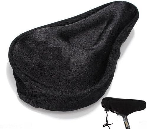 ANiceSeller Black Comfortable Durable Bike Bicycle Seat Cover Cushion Soft Gel Saddle