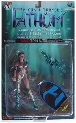 Michael Turner Fathom Aspen Mathews Clayburn Moore Toyfare Exclusive Metallic Marine Armor by Moore Action Collectibles
