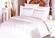 Beatrice White Full/Queen - 6 Pieces Duvet Cover Set - by Le Vele