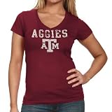 Texas A&M Aggies Ladies Maroon Quake T-shirt