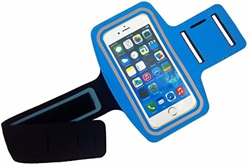 ASCT iPhone 6 Plus and 6s Plus 5.5'' Neoprene Running Armband (Aqua Blue)