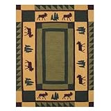 IMAGE OF Patch Magic Medium Cedar Trail Rectangular Rug, 46-Inch by 61-Inch