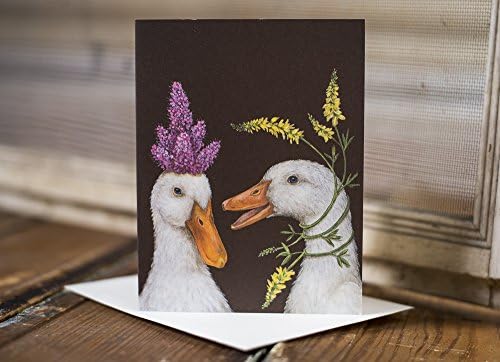 The Pencil Factory Vicki Sawyer Birthday Duck Card with Message Envelope Included