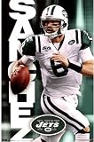 New York Jets Mark Sanchez with Football Sports Poster Print Poster Poster Print, 22x34