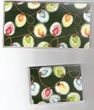 Checkbook Cover Debit Set Christmas Lights